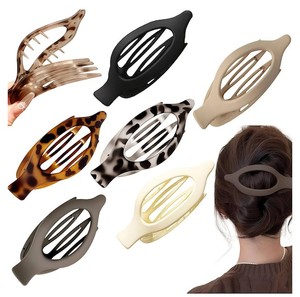 lot 452211 image: Flat Hair Clips for Women - 2026 New Flat Claw Clips for Women Duckbill Hair Clips for Thick or Thin Hair, No-Slip Grip Hair Styling Accessories for Daily Use Women & Girls (6 Pcs)