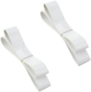 lot 452215 image: 2 pcs 2.8inch Popular PU Leather Bridal Prom Bow Repair Shoe Clips Shoe Charm Accessories