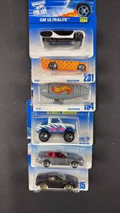 lot 28 image: (6) Hot Wheels Die-Cast Vehicles in Blister Packs