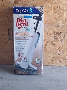 lot 55 image: NEW IN BOX Dirt Devil Mop Vac 2 Corded Floor Cleaner with 20% More Suction