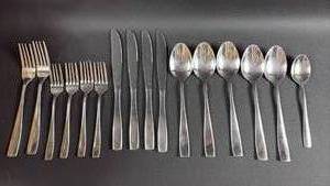 lot 76 image: Heavy Duty Stainless Steel Flatware