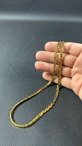 lot 87 image: 18.5 Inch 14K GP Chain with Sturdy Clasp