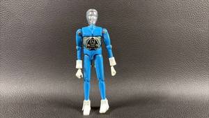 lot 93 image: Amazing Find 1980 Mego Micronauts Opaque Blue Time Traveler action figure with Chorme Chest Piece