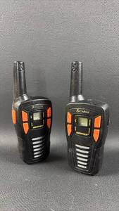 lot 113 image: Cobra MicroTALK Two-Way Radios Pair with Antennas (untested)
