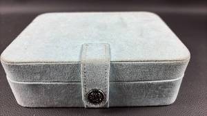 lot 114 image: Mele & Co. Jewelry Box with Mirror and Storage Compartments. Jewelry Displayed IS Included