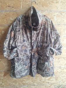 lot 158 image: Herters Waist Drawstring Diuble Zip and Snap Hunting Jacket Size XXL