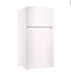 lot 8 image: Vissani 14.2 cu. ft. Top Freezer Refrigerator in White, Garage Ready - Retail $849