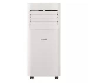 lot 11 image: 5,000 BTU 115-Volt 3-in-1 Portable Air Conditioner Unit Cools 150 sq. ft. with Dehumidifier and Remote in White - Retail $329