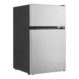 lot 26 image: Vissani 2-Door Compact Refrigerator Freezer 320 kWh - Retail $239