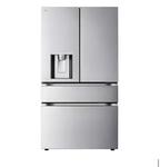 LG 29 cu. ft. Standard Depth MAX 4-Door French Door Refrigerator in Stainless Steel with Craft Ice and Mini Craft Ice - Retail: $4,399