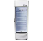 Levella  e9.0 cu. ft. Commercial Upright Display Refrigerator Glass Door Beverage Cooler in Silver - Retail: $849