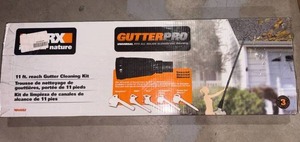 lot 52201 image: WORX 11 ft Reach Gutter Cleaning Kit - Retail $59