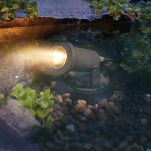 lot 52207 image: Bronze Outdoor Integrated LED Landscape Well Light - Retail $65