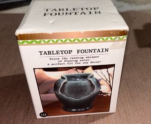 lot 52221 image: Tabletop Fountain - Retail $25