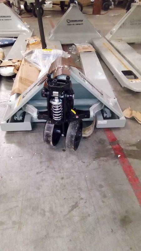 lot 7949 image: Strongway Pallet Jack  4400-Lb. Capacity, 62in.L x 27in.W