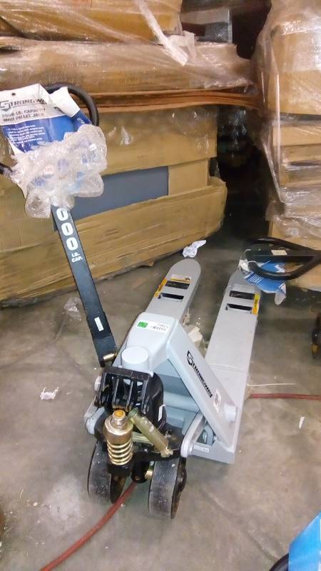 lot 7955 image: Strongway Mini Pallet Jack  2000-Lb. Capacity