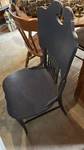 Blue Painted Press-Back Wood Chair set of (4) with Spindle Detail