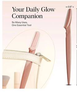lot 27887 image: Dermaplane Razor for Women Face �� Face Razors for Women & Men, Eye Brow Razors & Face Shaver �� Exfoliating Facial Razor & Dermaplaner as Skin Care Tool for Smoother Skin - Terracotta, 4 pcs - Retail $5
