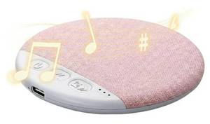 lot 27914 image: Ultra-Thin Bluetooth Pillow Speaker,Mini Portable Under Pillow Speaker with White Noise Timer Wireless Sleep Aid,Bone Conduction Sound Design for Side Sleepers,Private Stereo Sound for Adult&Kid,Pink - Retail $18