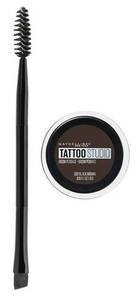 lot 27919 image: Maybelline TattooStudio Brow Pomade Long Lasting, Buildable, Eyebrow Makeup, Black Brown, 1 Count BRUSH NOT INCLUDED - Retail $12