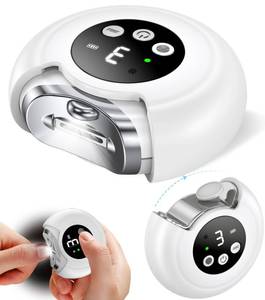 lot 27962 image: 2025 New 3-in-1 Electric Nail Clippers, Baby Nail File, 3-Speeds, Polishing Automatic Nail Trimmer with Nail Chip Storage & LED Light, Rechargeable Safety Cutter for Women, Men, Baby, Seniors - Retail $18