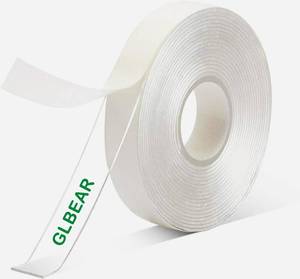 lot 27980 image: Extra Strong Double Sided Tape, 16.5FT Double Sided Adhesive Tape Heavy Duty, Clear & Tough Nano Tape for Hanging Picture, Poster, Carpet, Photo Deco, Multipurpose Mounting Tape (124 x12 x 16.5) - Retail $4