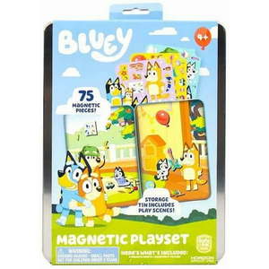lot 27985 image: Horizon Group USA Bluey Magnetic Activity Set  25 Piece - Retail $29