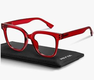 lot 28024 image: Blue Light Glasses for Women - Oversized UV & Blue Light Blocker Chunky Frames, Stylish Eyewear Access - Retail $17