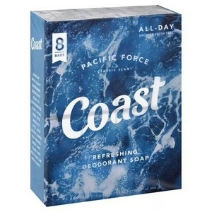 lot 56 image: COAST  Classic Scent Refreshing Deodorant Soap 8-4 oz Bars
