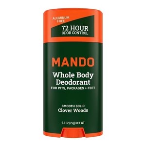 lot 60 image: Mando Whole Body Deodorant - Aluminum-Free Clover Woods 2.6oz