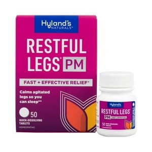 lot 64 image: Hylands Restful Legs PM Calms Agitated Legs for Sleep, 50 Tablets