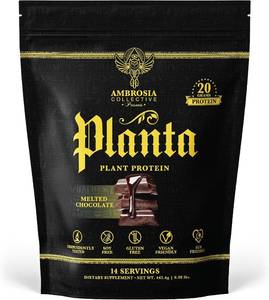 lot 66 image: Ambrosia Plant Based Pea Protein Powder 20g Melted Chocolate