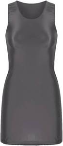 lot 86 image: Size 3XL BUT LOOKS MORE LIKE XL Womens Glossy Stretch Tank Mini Dress Solid