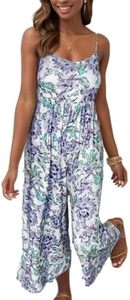 lot 104 image: Size medium Women Summer Jumpsuit Spaghetti Strap Boho Romper