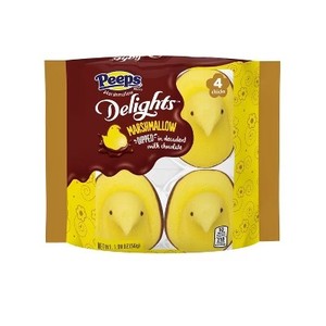 lot 130 image: 3packs Peeps Easter Delight Milk Chocolate Dipped Chick - 1.98oz4ct each