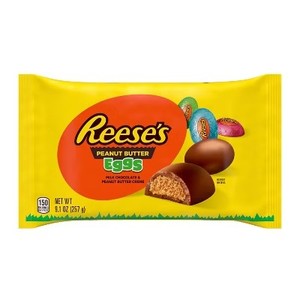 lot 146 image: Two Pack Reeses Peanut Butter Eggs and Tie Dye Eggs - 9.1oz