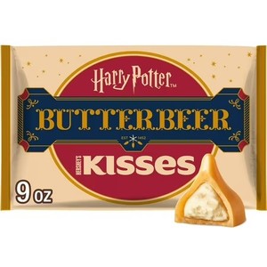 lot 150 image: 2 Pack HERSHEYS KISSES Butterbeer Flavored, Easter Candy Bag, 9 oz