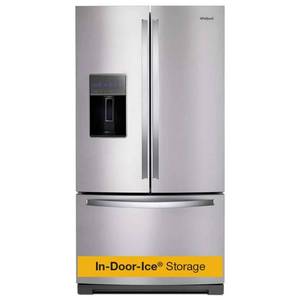 Whirlpool - 26.8 Cu. Ft. French Door Refrigerator - Stainless Steel - Retail: $6,546