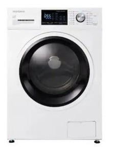 lot 60990 image: Insignia 2.7 Cu. Ft. High Efficiency Stackable Front Load Washer with ENERGY STAR Certification - White - Retail $599