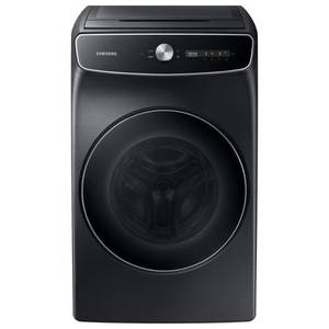 Samsung - 6.0 Cu. Ft. High-Efficiency Smart Front Load Washer with Steam and FlexWash - Black - Retail: $3,998