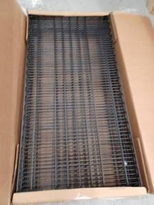 lot 16721 image: TRINITY 5-Tier 48x24 Commercial Wire Shelves, Black Anthracite, (5 Shelves Only)