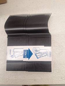 lot 17033 image: Dixie SmartStock Plastic Cutlery Refill, Fork, Black, 40Pack, 24 PacksCarton