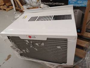 lot 17133 image: 10,000 BTU 115V Window Air Conditioner Cools 450 sq. ft. with Wi-Fi, LG1022ERSM