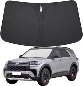 lot 65716 image: Windshield Sun Shade for Ford Explorer 2020 2021 2022 2023 2024 2025 2026 Front Window Shade Sun Visor Protector Ford Explorer Accessories Foldable Sunshade Blocks UV Rays Keeps Your Car Cooler