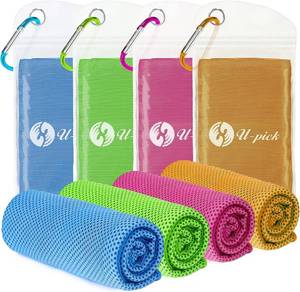 lot 65718 image: U-pick Cooling Towels (40x12),Cooling Towel for Neck and Face,Soft Breathable Ice Towel for Gym,Yoga,Workout,Sport,Camping,Cruise