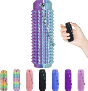 lot 65731 image: Little Ouchies Fidget Toys,Pain Stim Fidget Toy Reduce Stress for Adults,Anxiety Relief Pain Stim,Spiky Fidget Keychain for Anxiety and Stress Reduction,Novelty Gifts for Friends 1PCS