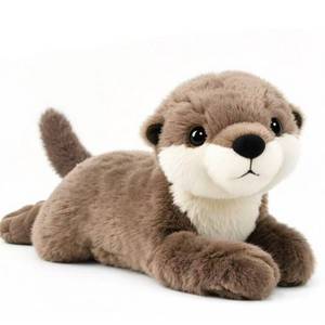 lot 2719 image: Brown Otter Stuffed Animal Cute Otter Plush Toy for Kids &amp Adults Birthday Surprise &amp Room Decor