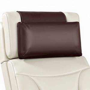 lot 2794 image: AHUAWA Leather Recliner Pillow, Adjustable Neck & Head Support Pillow, Pu Leather Non-Slip Headrest for Recliner Chair, Couch, Office Chair, Sofa