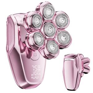 lot 2805 image: MALEGEBAZ Electric Razors for Women - 7D Electric Shaver for Women, IPX8 Waterproof with USB-C Fast Charge, LED Display, 2 Speeds & Magnetic Heads,Sugar Pink