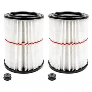 lot 2820 image: 2 Pack Cartridge Filter for Craftsman 17816 9-17816 WetDry Air Filter Replacement Part fit 568121632 Gallon & Larger Vacuum Cleaner